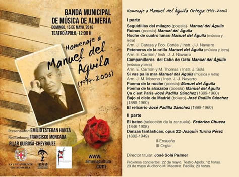 Recital poetico y concierto homenaje